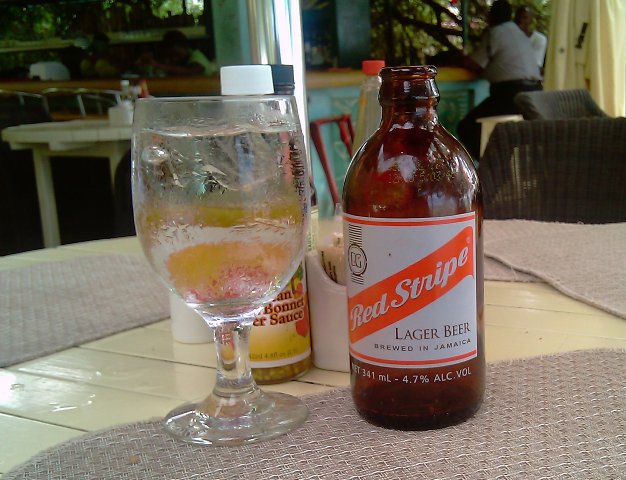   «Red Stripe»,  (Red Stripe - Lager Beer, Jamaica) 